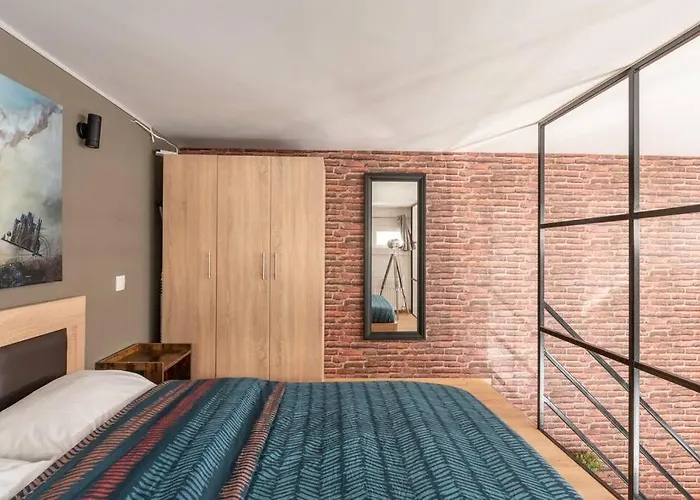 公寓 Namaste Industrial Loft Near Seaside *